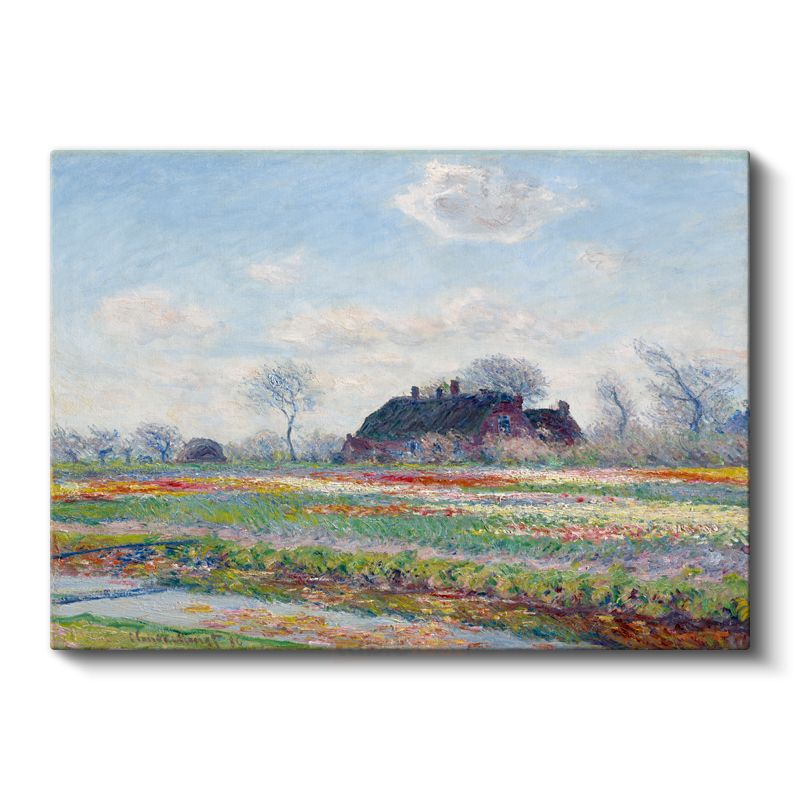 Claude Monet - Lale Tarlaları Kanvas Tablo