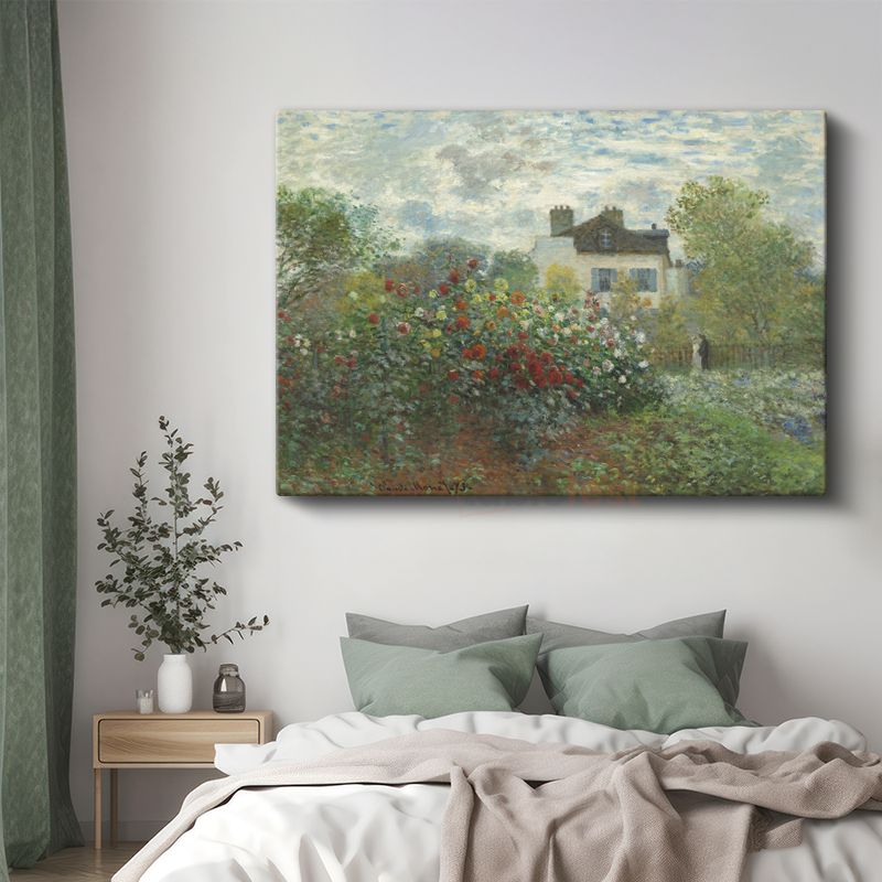 Claude Monet - Sanatçının Bahçesi Kanvas Tablo