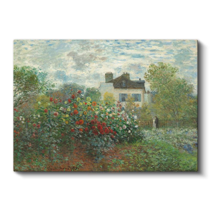 Claude Monet - Sanatçının Bahçesi Kanvas Tablo