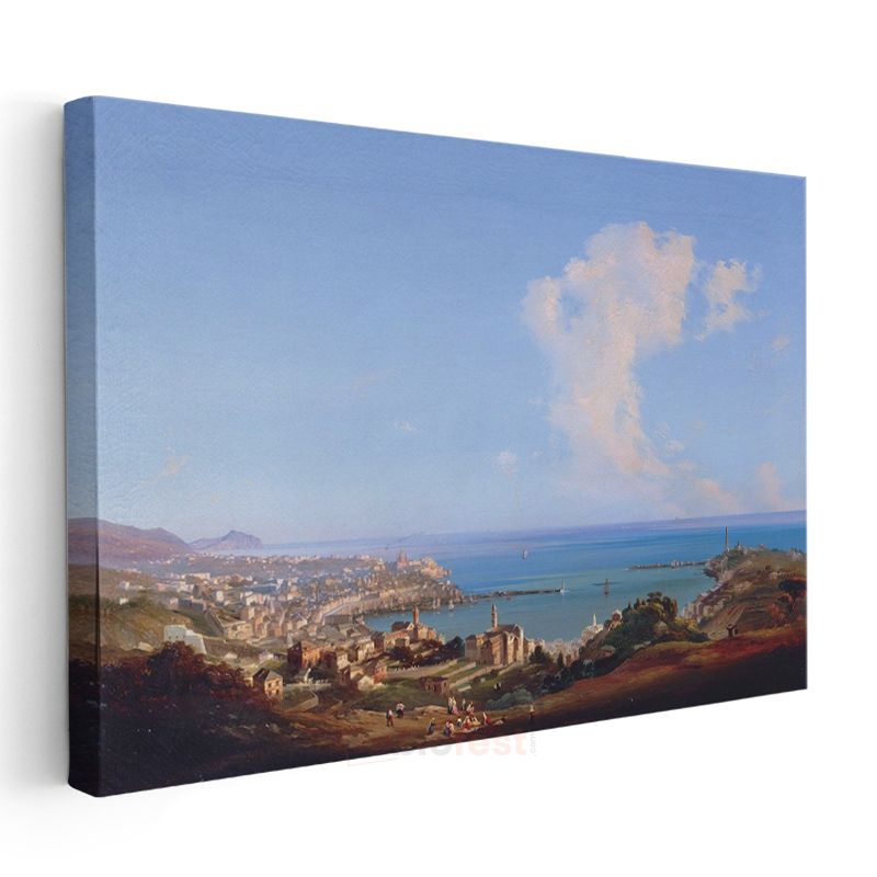 J.M.W. Turner - Liman Manzarası Kanvas Tablo