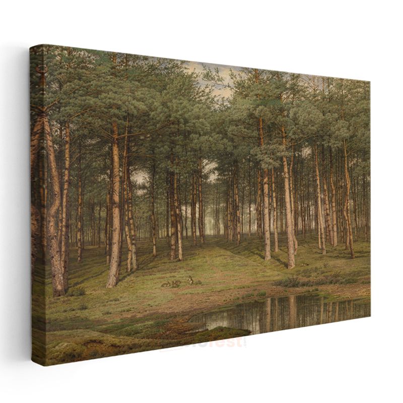 Ivan Shishkin - Çam Ormanı Kanvas Tablo