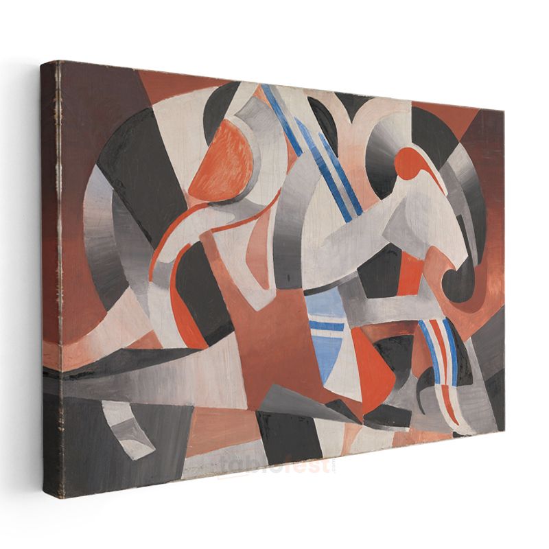 Fernand Léger - Kontrast Formlar Kanvas Tablo