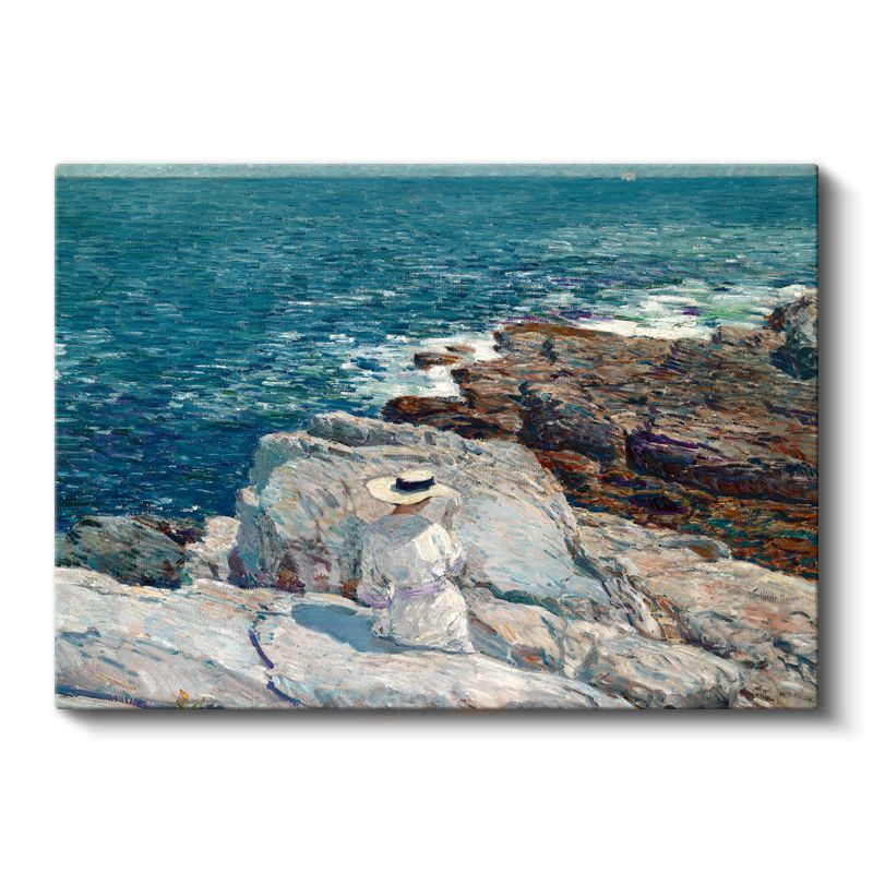 Childe Hassam - Kayalıklarda Yaz Kanvas Tablo