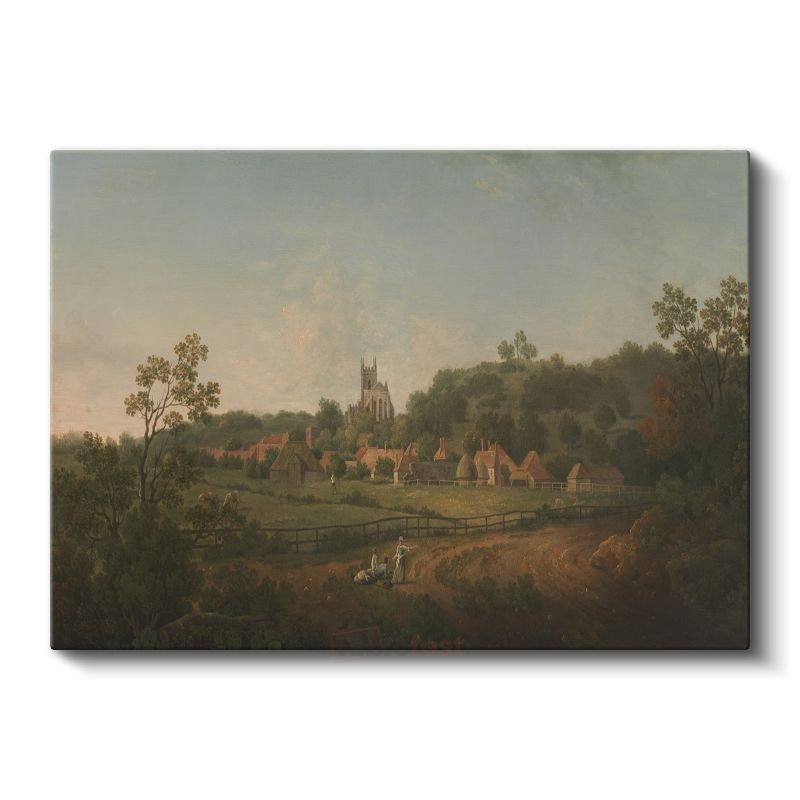 John Constable - İngiliz Kırsal Manzarası Kanvas Tablo