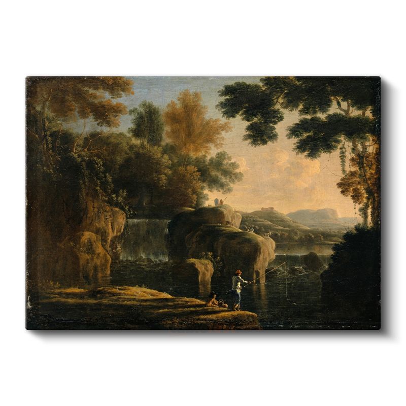 Claude Lorrain - Pastoral Manzara Kanvas Tablo