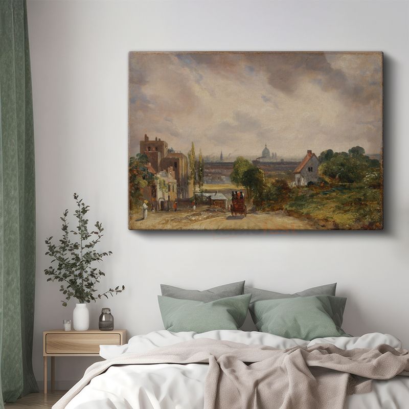 John Constable - Londra Manzarası Kanvas Tablo