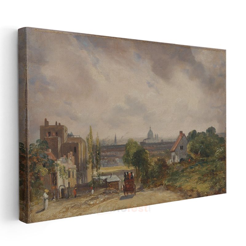 John Constable - Londra Manzarası Kanvas Tablo