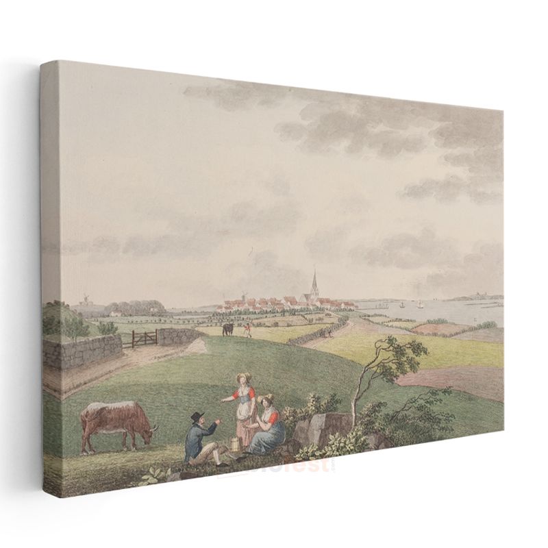 John Constable - Kırsal Manzara Kanvas Tablo