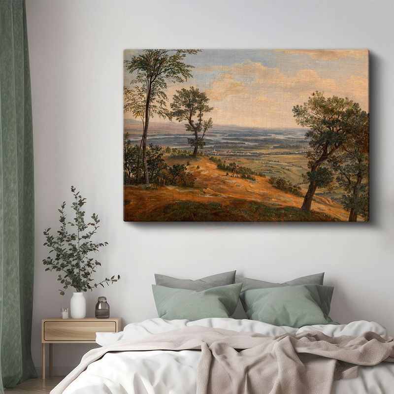 Jacob van Ruisdael - Geniş Ova Manzarası Kanvas Tablo