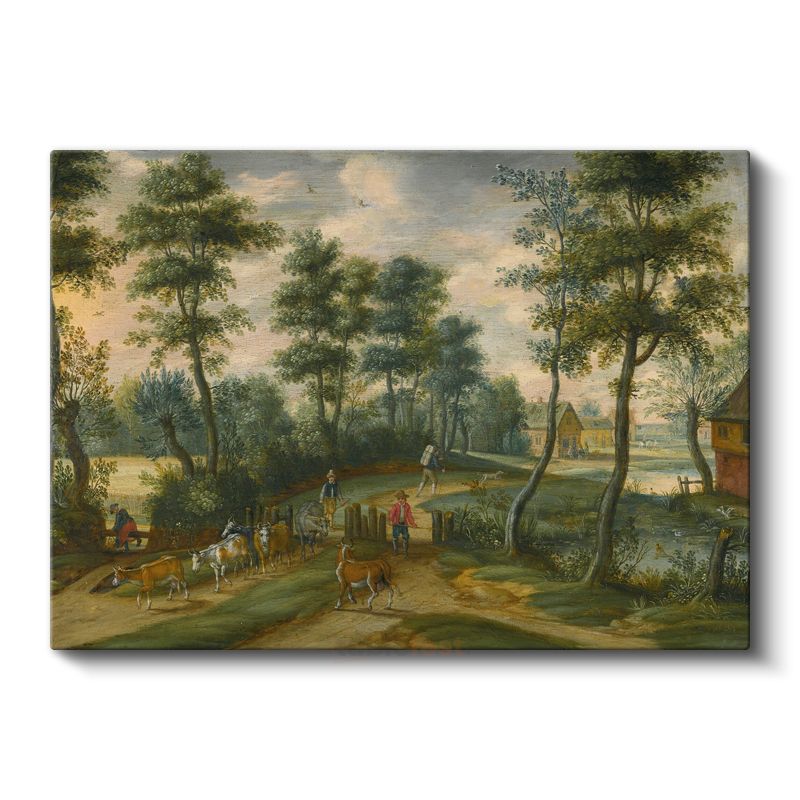 Jan Brueghel - Kırsal Manzara Kanvas Tablo