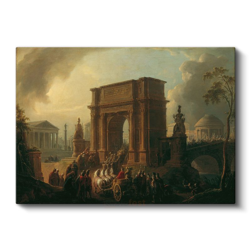 Giovanni Paolo Panini - Roma Zafer Takı Kanvas Tablo