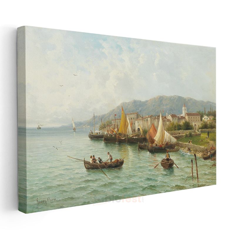 Warren Sheppard - Akdeniz Limanı Kanvas Tablo