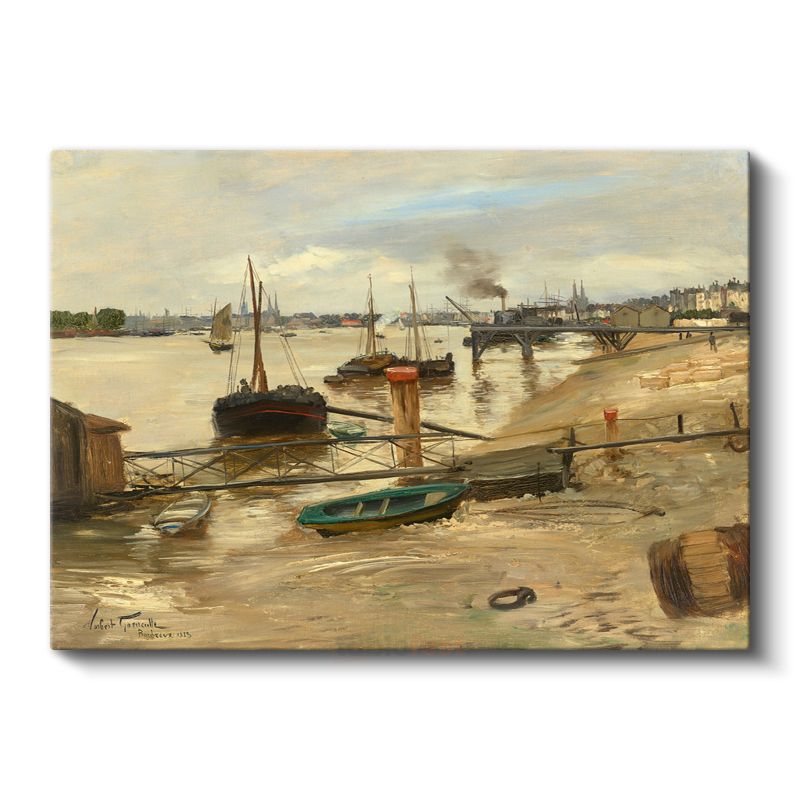 Lovis Corinth - Liman Manzarası Kanvas Tablo
