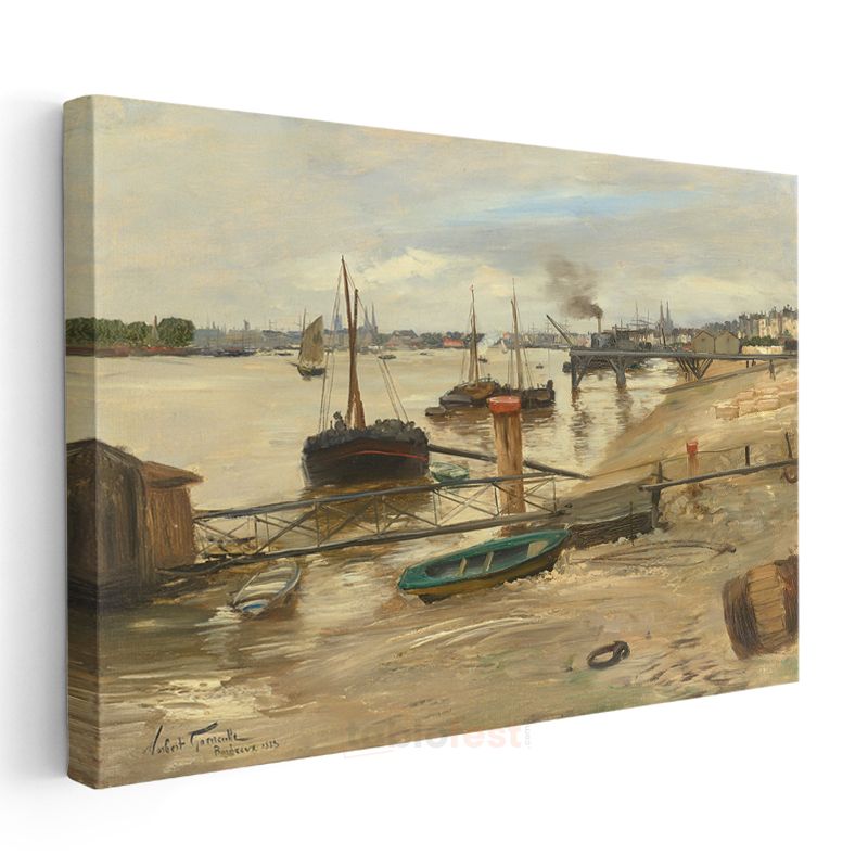 Lovis Corinth - Liman Manzarası Kanvas Tablo