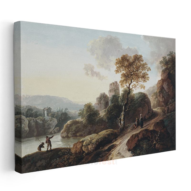 Thomas Gainsborough - Kayalık Manzara Kanvas Tablo