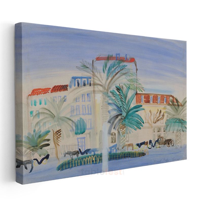 Raoul Dufy - Cannes Manzarası Kanvas Tablo