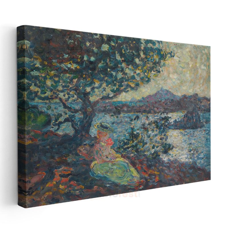Henri Martin - Sahil Manzarası Kanvas Tablo