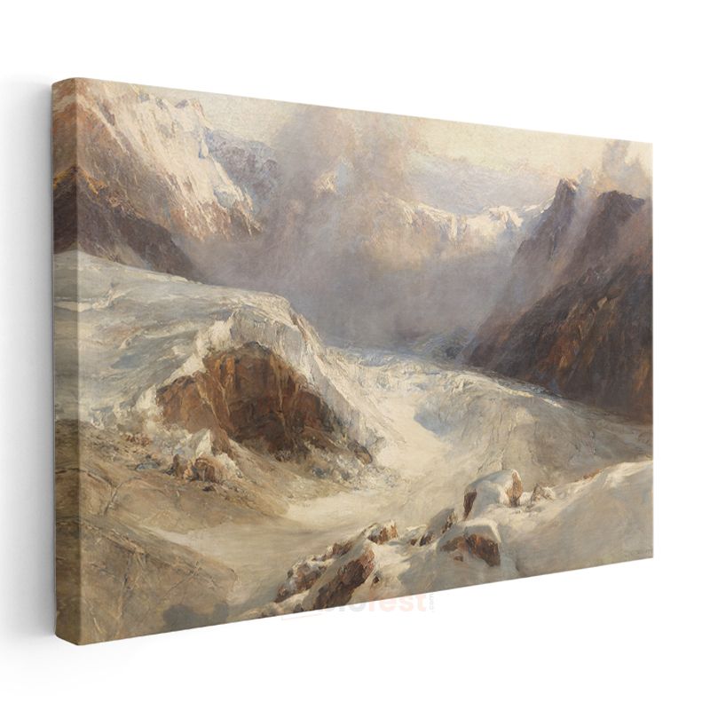 J.M.W. Turner - Mer de Glace Kanvas Tablo