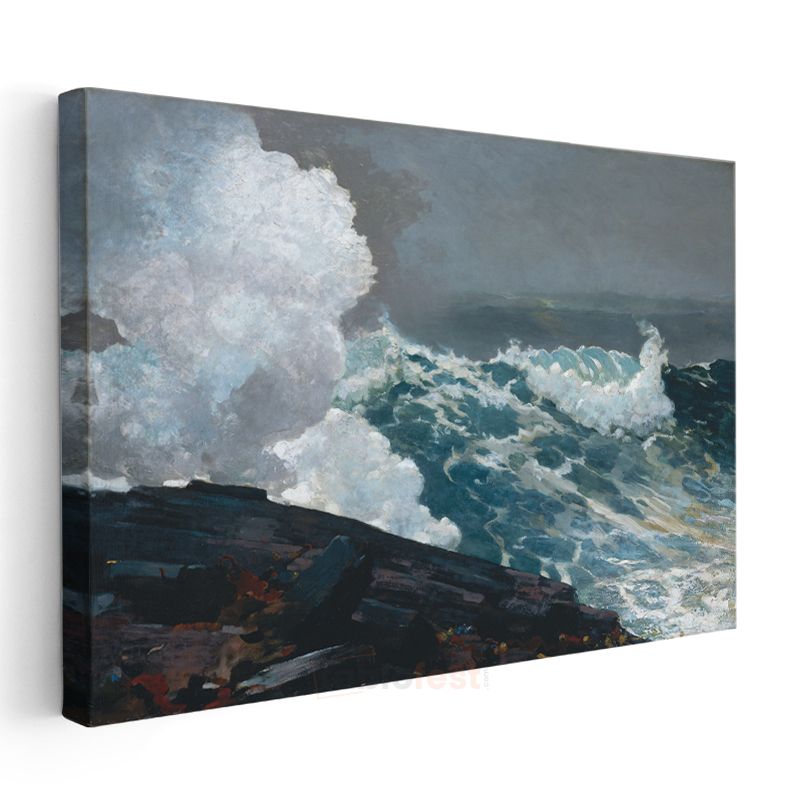 Winslow Homer - Northeaster Kanvas Tablo
