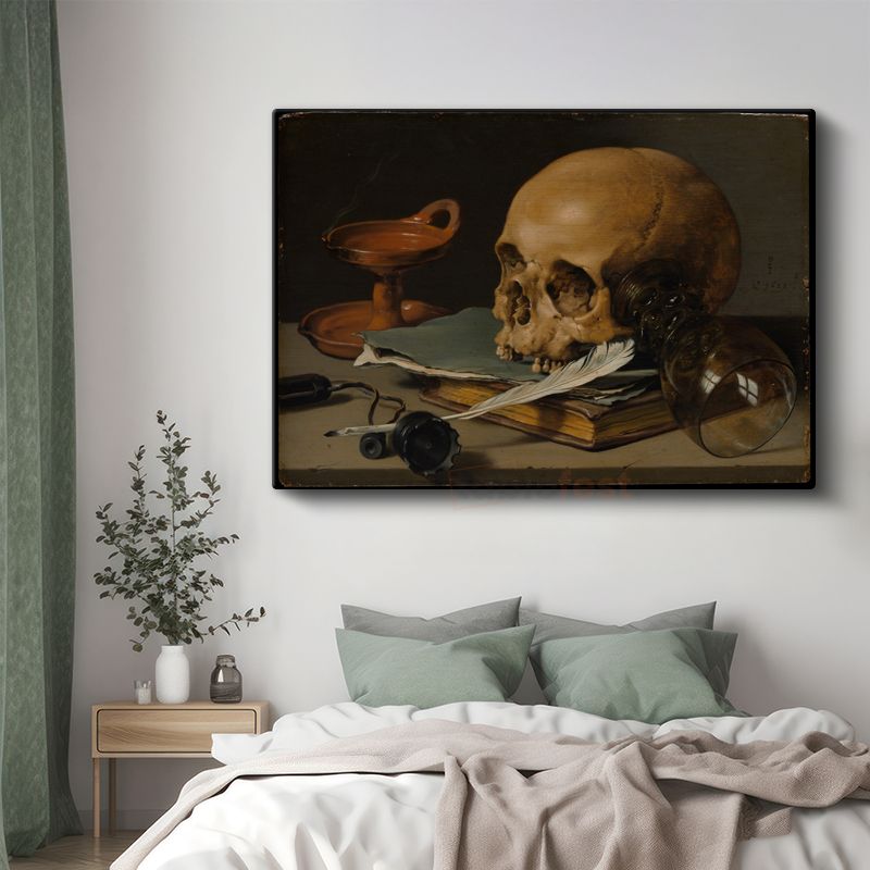 Pieter Claesz - Vanitas Still Life Kanvas Tablo