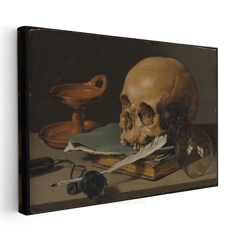Pieter Claesz - Vanitas Still Life Kanvas Tablo