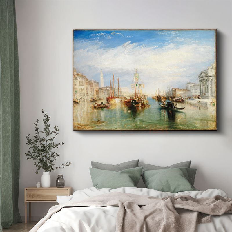 J.M.W. Turner - Venice, the Dogana and San Giorgio Maggiore Kanvas Tablo
