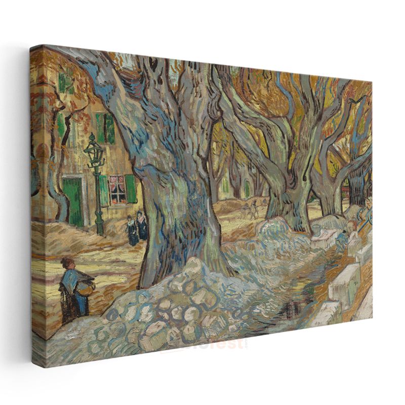 Vincent van Gogh - Büyük Çınarlar Kanvas Tablo