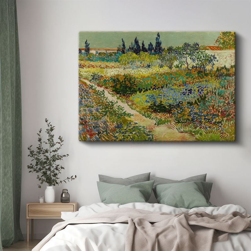 Vincent van Gogh - Çiçek Bahçesi Kanvas Tablo