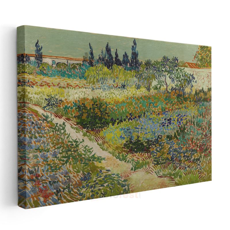 Vincent van Gogh - Çiçek Bahçesi Kanvas Tablo