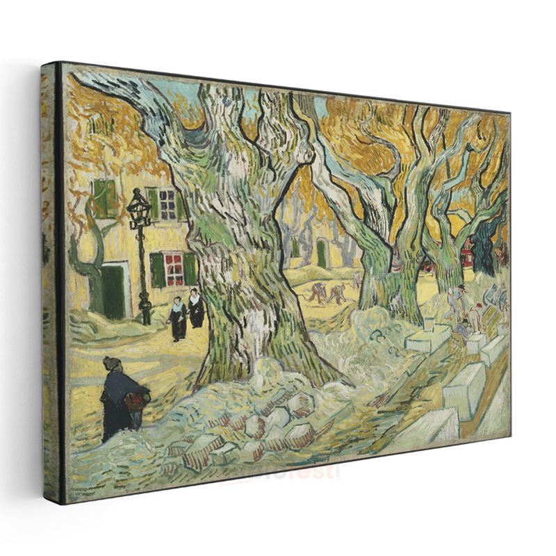 Vincent van Gogh - Yol İşçileri Kanvas Tablo