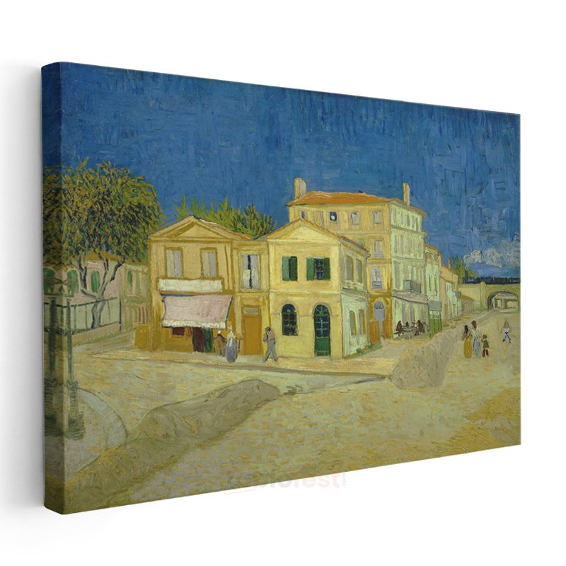 Vincent van Gogh - Arles'te Sarı Ev Kanvas Tablo