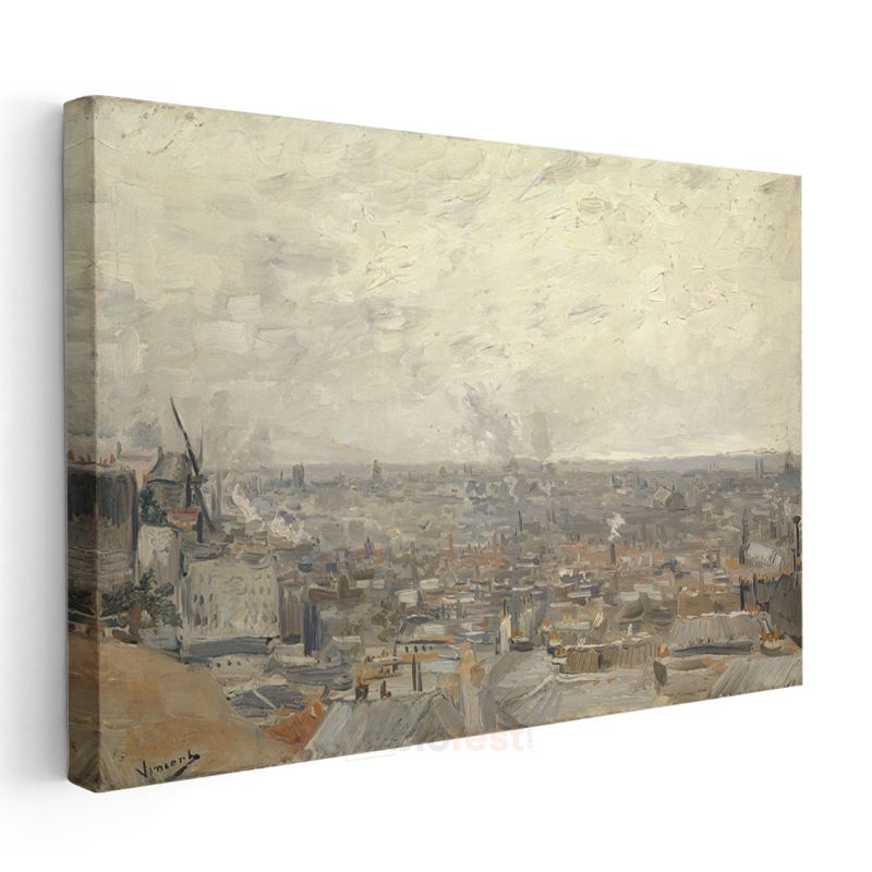 Vincent van Gogh - Paris Manzarası Kanvas Tablo