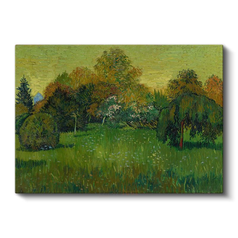 Vincent van Gogh - Bahçe Manzarası Kanvas Tablo