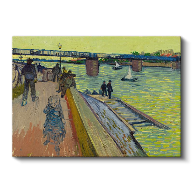 Vincent Van Gogh - Trinquetaille Köprüsü Kanvas Tablo