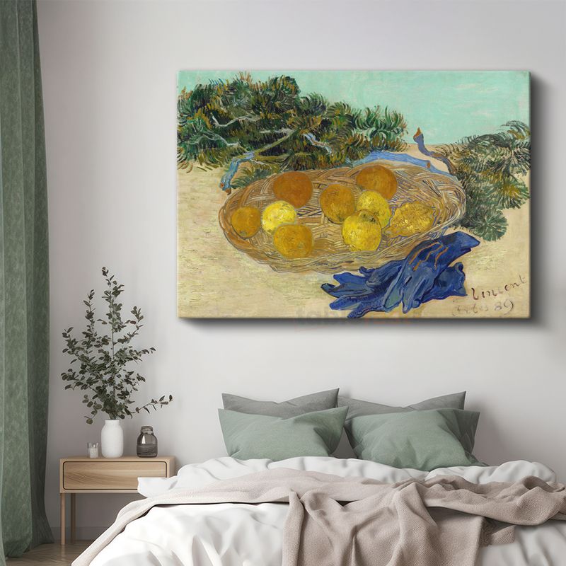 Vincent Van Gogh - Meyve Sepeti Kanvas Tablo