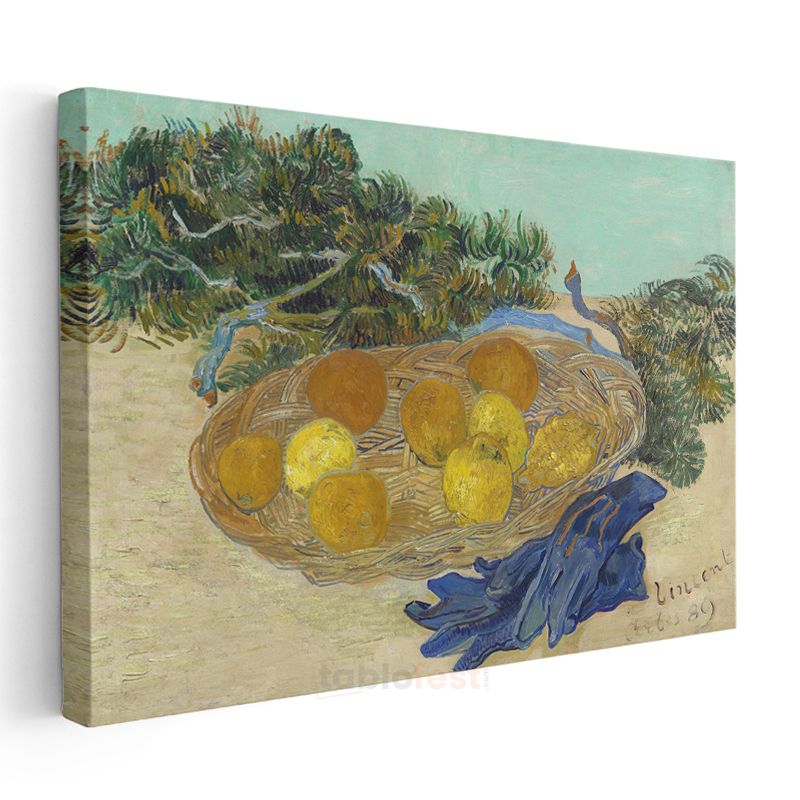 Vincent Van Gogh - Meyve Sepeti Kanvas Tablo