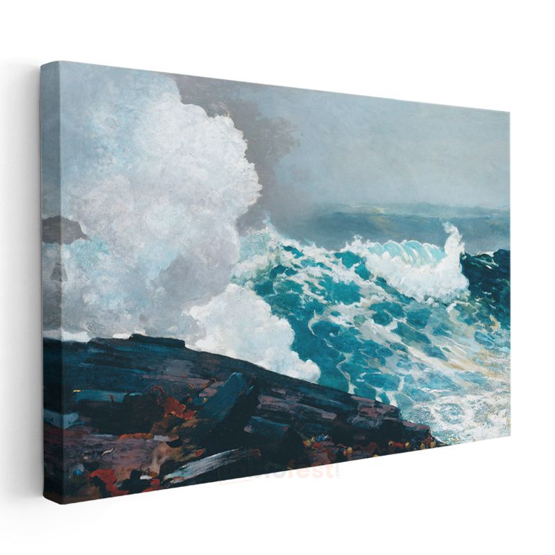 Winslow Homer - Northeaster Kanvas Tablo