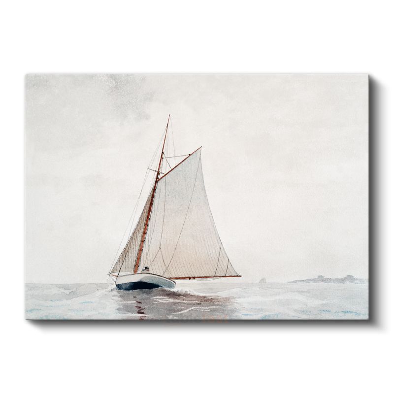 Winslow Homer - Sailing Vessel Kanvas Tablo