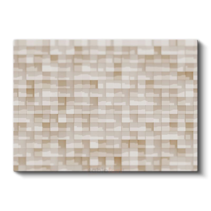 Geometrik Küpler - Minimalist 3D Doku Kanvas Tablo