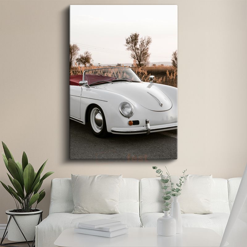 Porsche 356 Speedster - Klasik Cabrio Zarafeti Kanvas Tablo