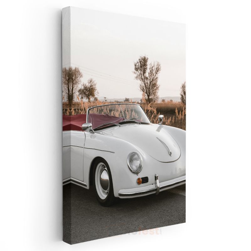 Porsche 356 Speedster - Klasik Cabrio Zarafeti Kanvas Tablo