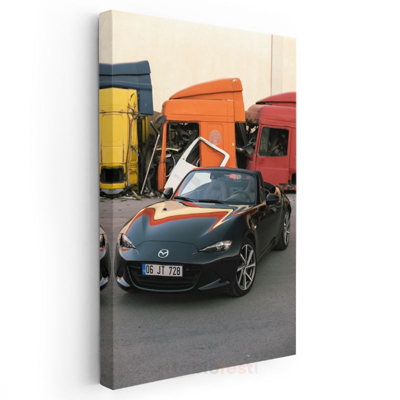 Mazda MX-5 - Klasik Roadster Tasarımı ile Açık Hava Sürüş Keyfi Kanvas Tablo