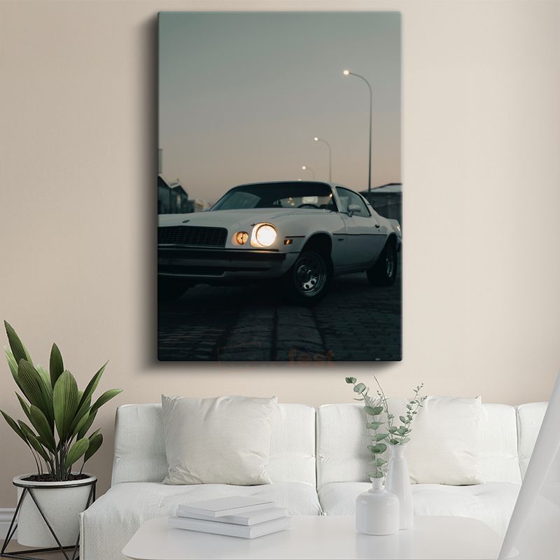 Chevrolet Camaro - Klasik Amerikan Muscle Car Efsanesi Kanvas Tablo