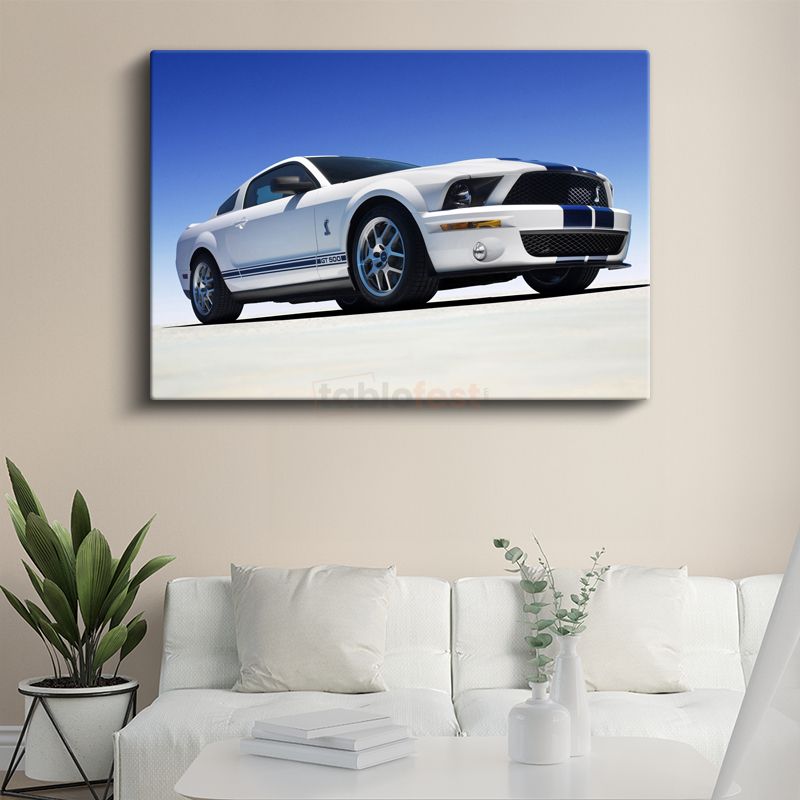 Ford Mustang Shelby GT500 - Amerikan Muscle Efsanesi Kanvas Tablo