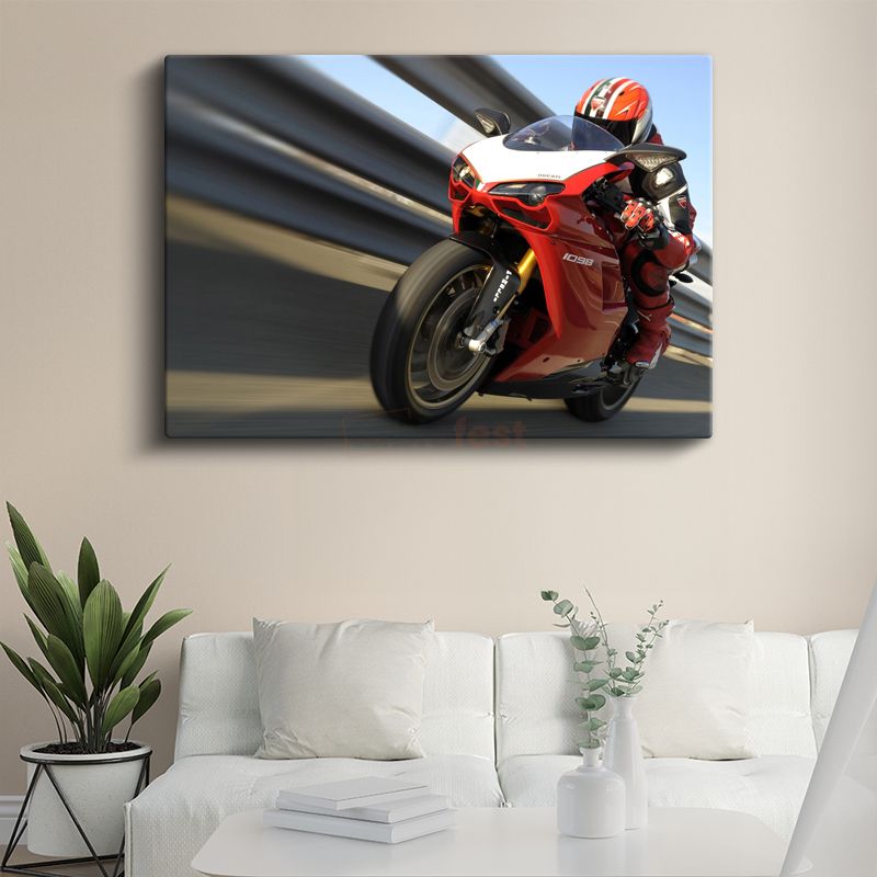 Ducati 1098 - Hız Tutkunlarının Rüyası Kanvas Tablo