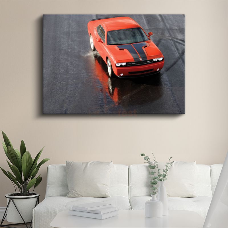 Dodge Challenger SRT - Güç ve Performans Simgesi Kanvas Tablo
