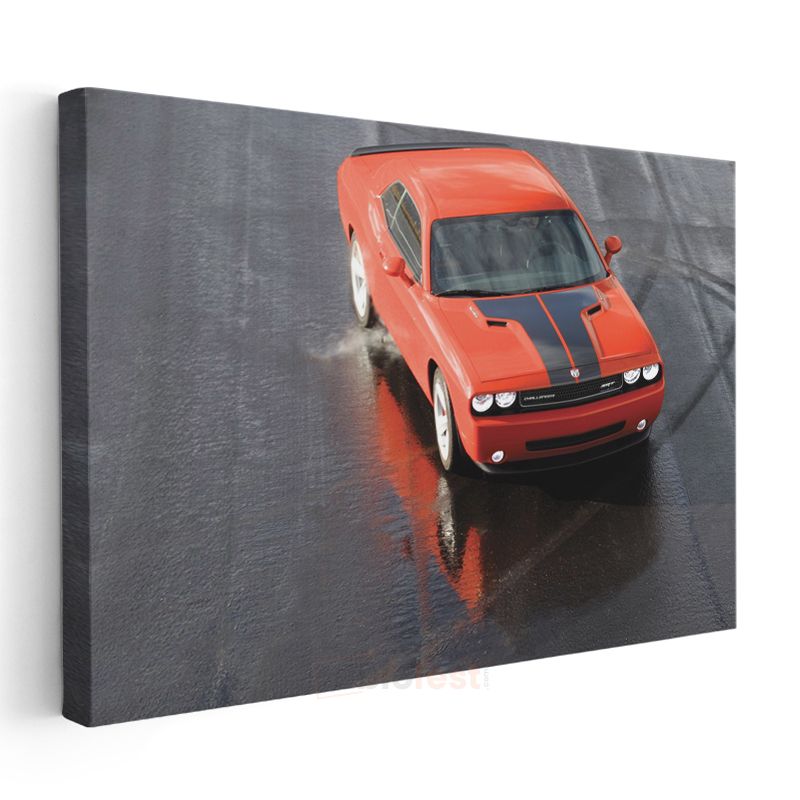 Dodge Challenger SRT - Güç ve Performans Simgesi Kanvas Tablo