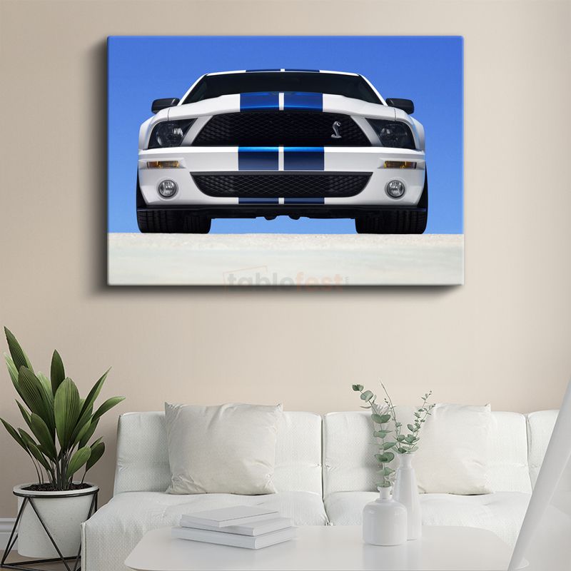 Ford Mustang Shelby GT500 - Efsanevi Ön Görünüm Kanvas Tablo