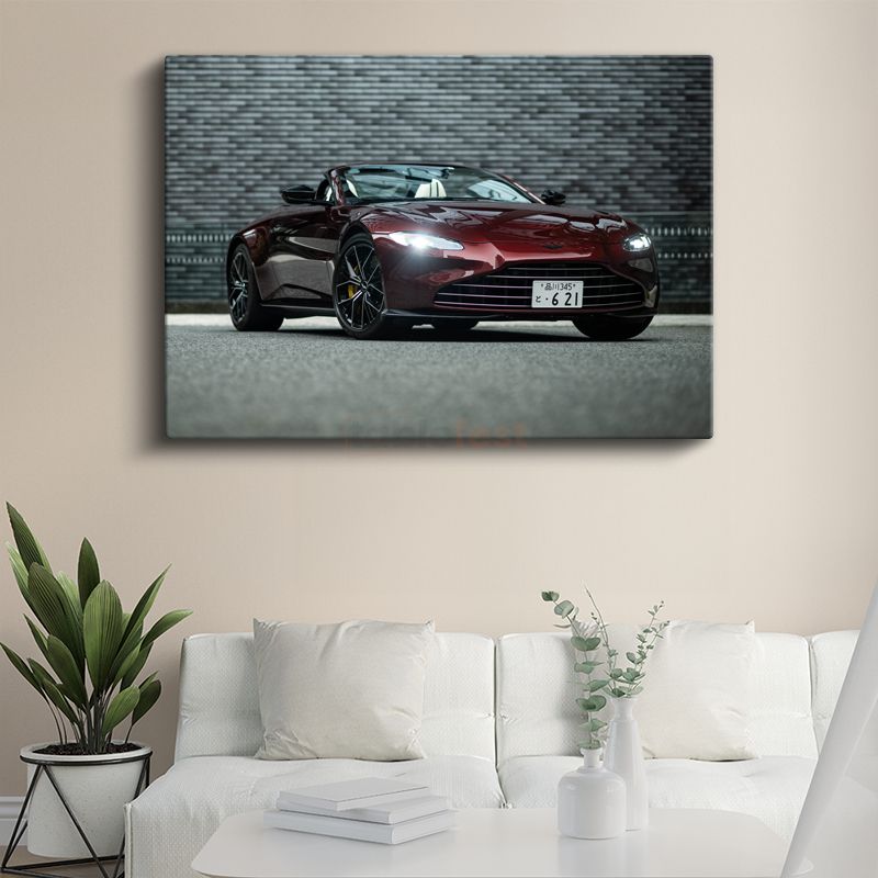 Aston Martin Vantage - İngiliz Lüks Spor Otomobil Kanvas Tablo