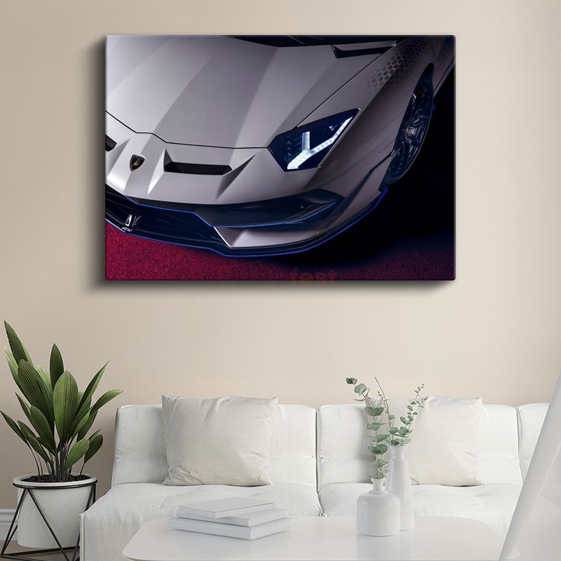 Lamborghini Aventador - Ön Tasarım Detayları Kanvas Tablo